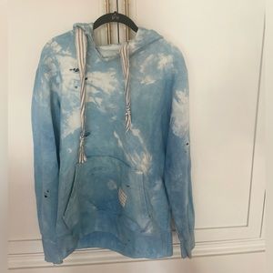 Light blue hoodie